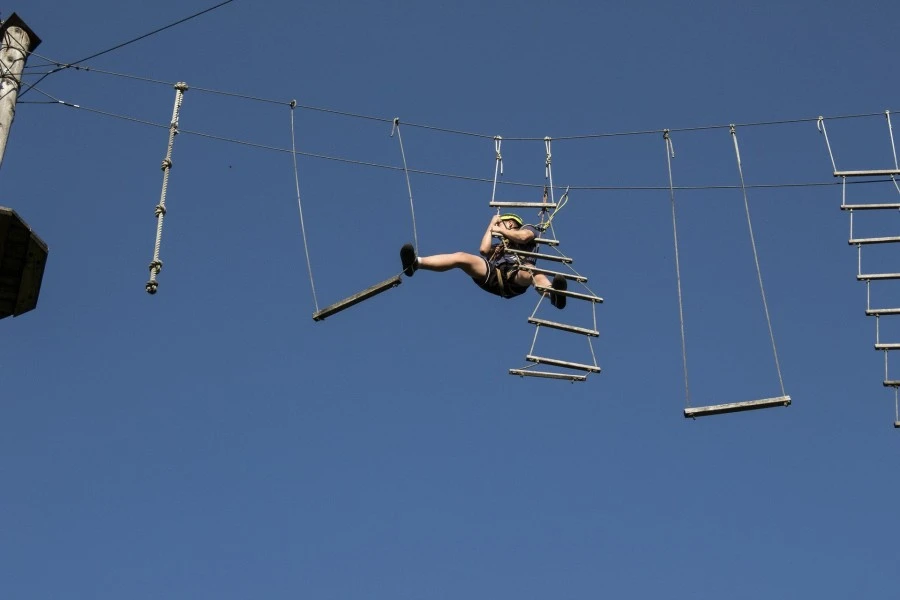 High Ropes Adventure with 16 m Jump in Prague 2